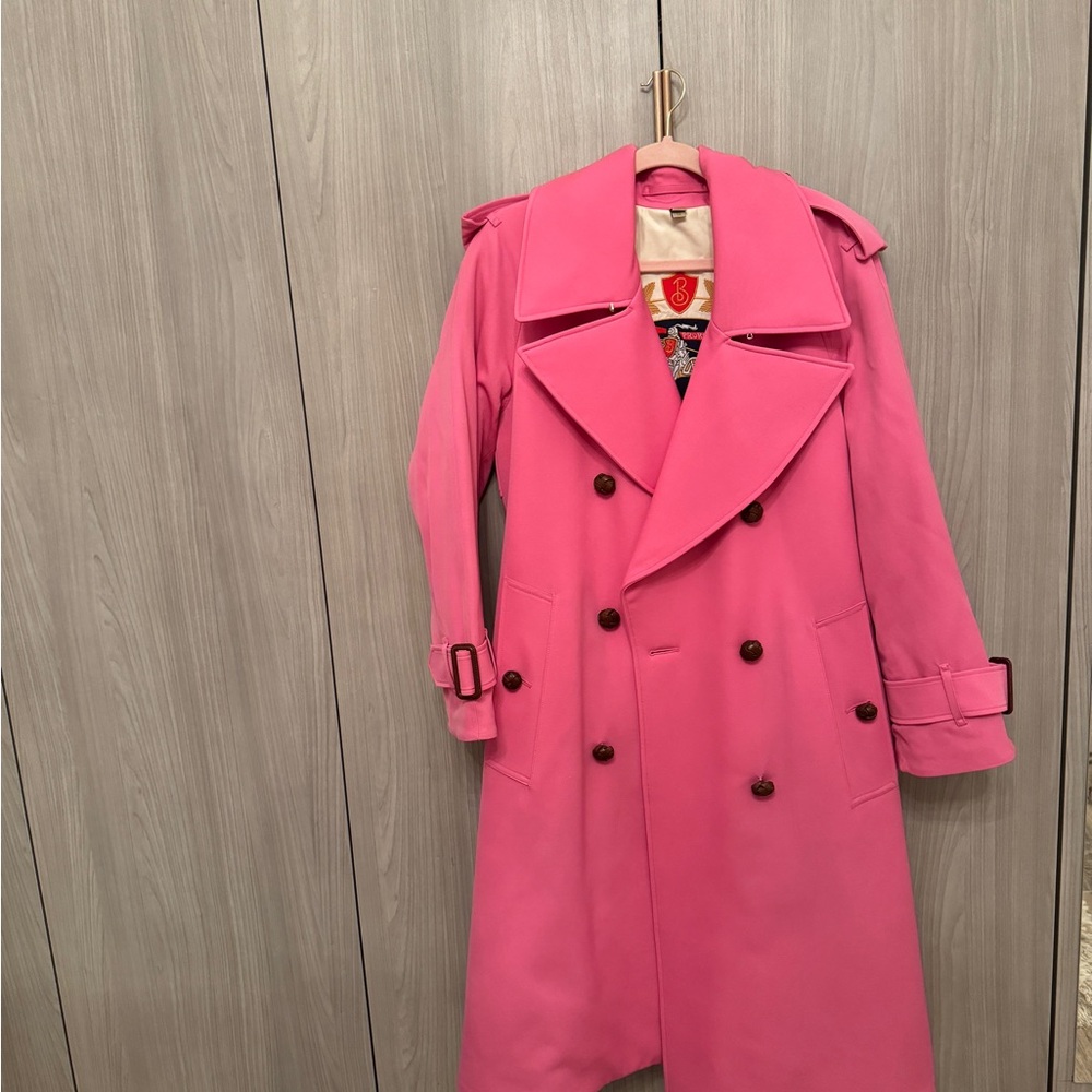Burberry Pink Trench Coat